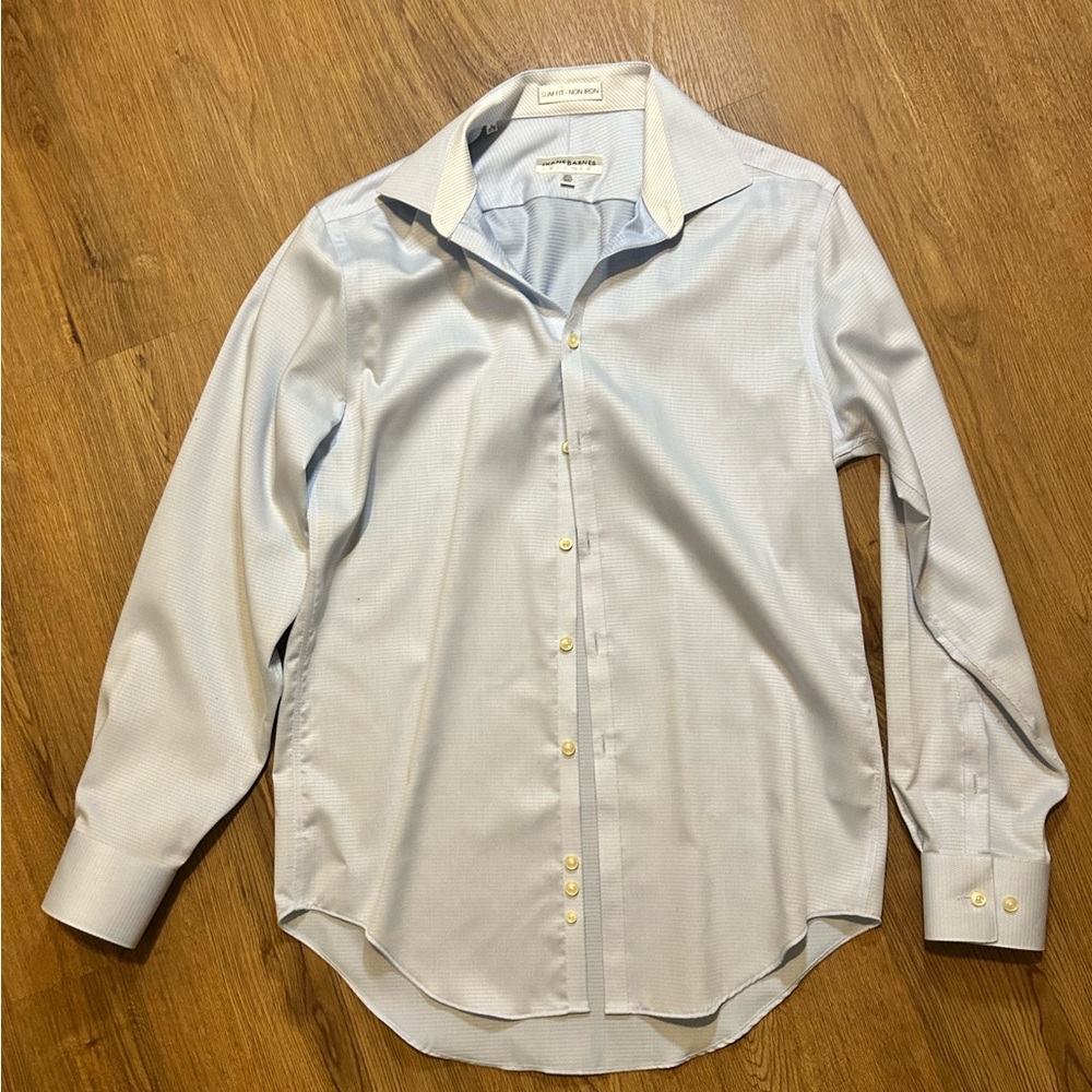 Jhane Barnes Light Blue Dress Shirt